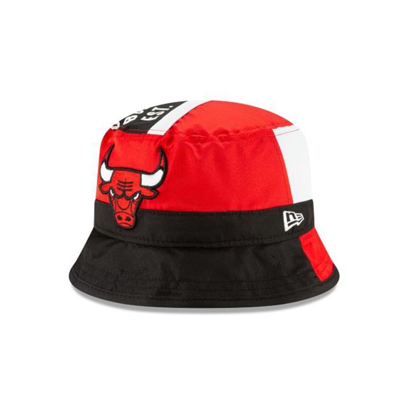 NBA Chicago Bulls Cut & Sew (WZU4819) - Black New Era Bucket Hats